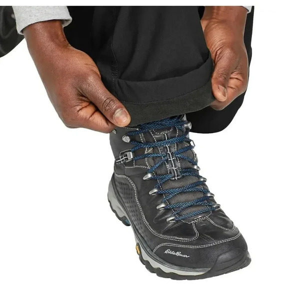 Eddie Bauer Fleece lined tech pants Black Size 36/32 #8 - Picture 13 of 13